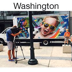 Washington truck advertising